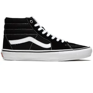 Vans Skate Sk8-hi Shoes - Black/White Skater Footwear Responsive