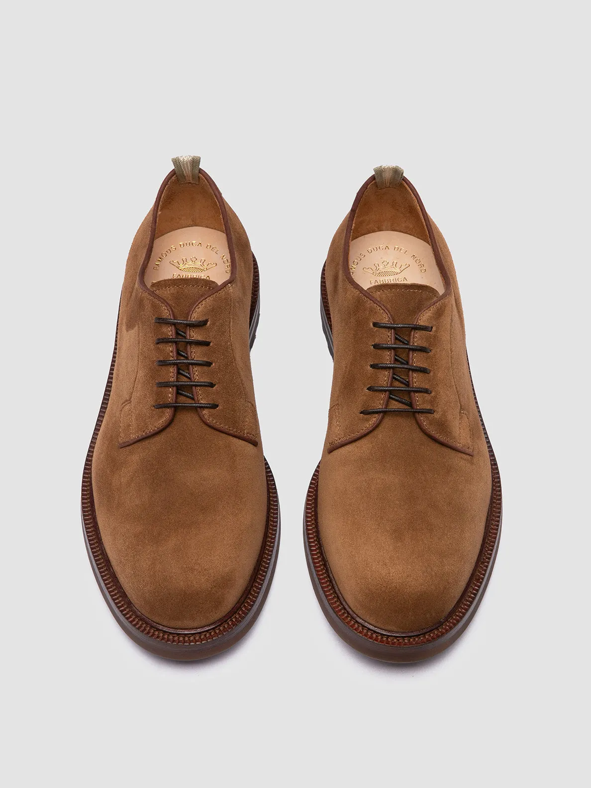 ASTON FLEXI 001 - Brown Suede Derby Shoes All Purpose High End