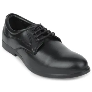 Fortune Black Formal Lacing Derby Shoes For Men MAJESTIC-1 By Liberty Winter Day