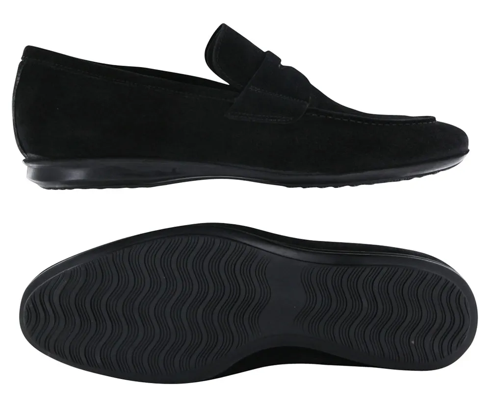 Fiori Di Lusso Black Penny Loafers Strong Walk