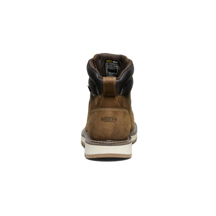 Men's Cincinnati 6" Waterproof 90?? Heel Boot (Carbon Toe)  |  Belgian/Sandshell Stable Step