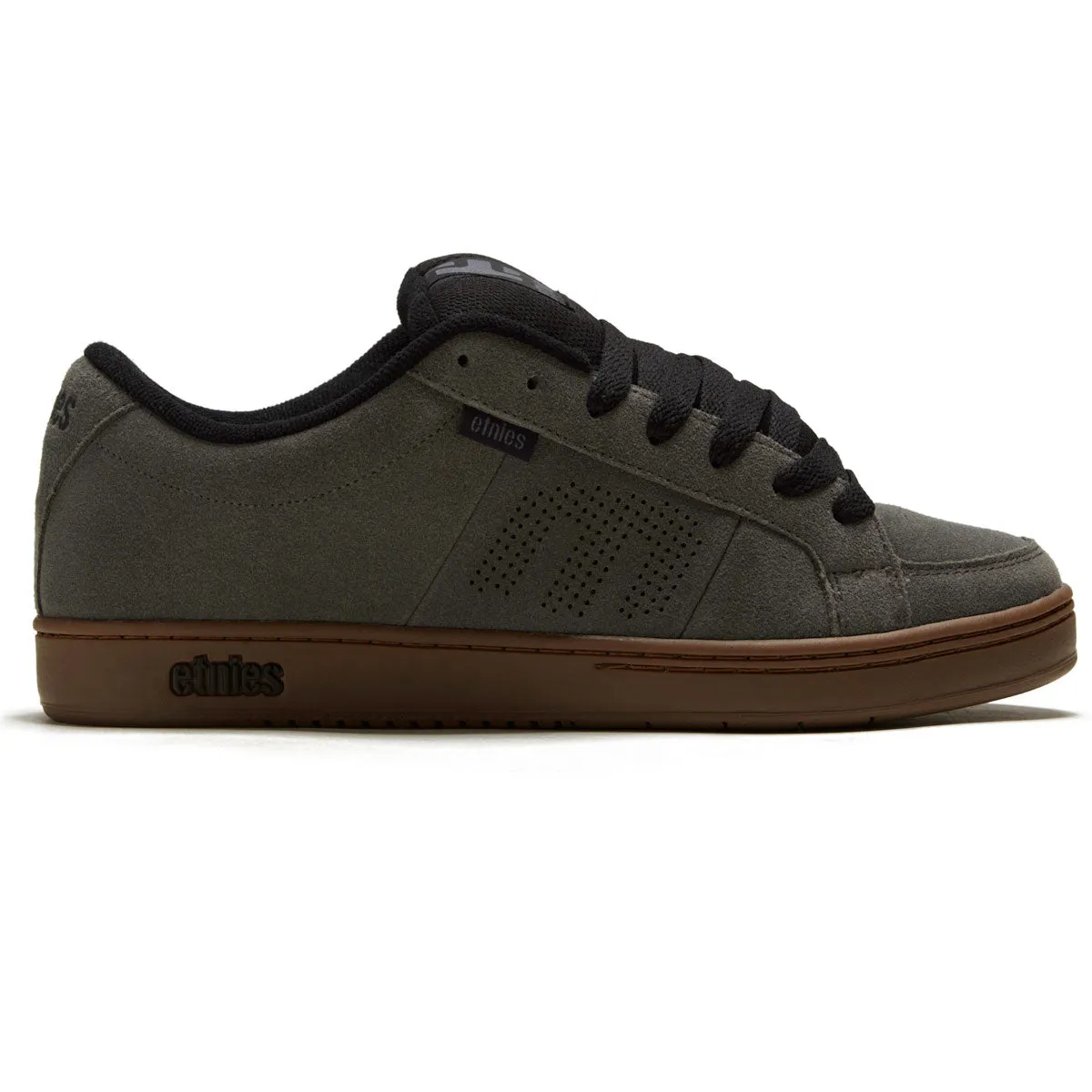 Etnies Kingpin Shoes - Grey/Black/Gum Snug Support Fit
