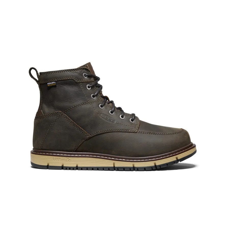 Light Hiking Trail Ready Support Men's San Jose 6" Waterproof Boot (Soft Toe)  |  Cascade Brown