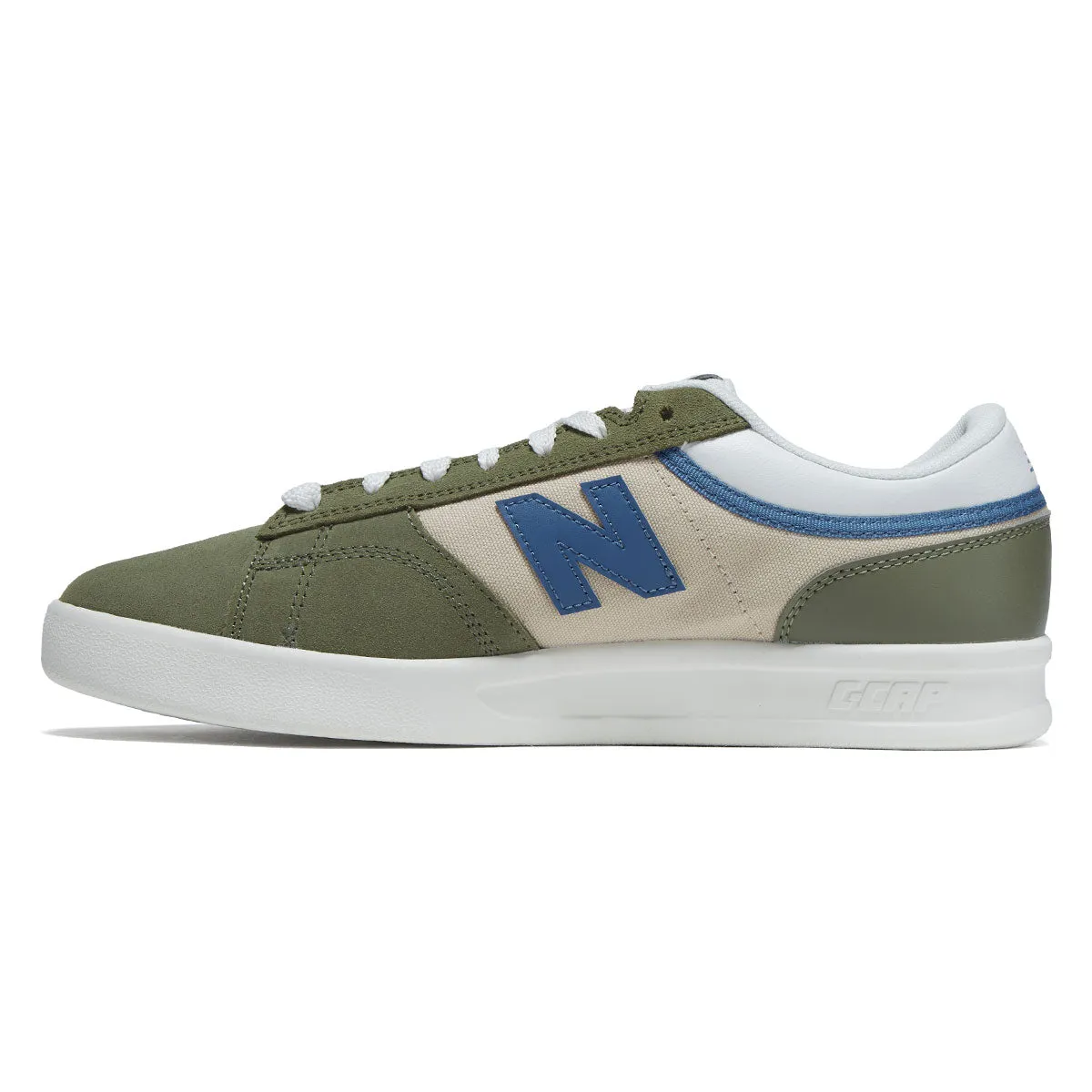 New Balance 430 Shoes - Olive/Blue Campus Style Bold Look