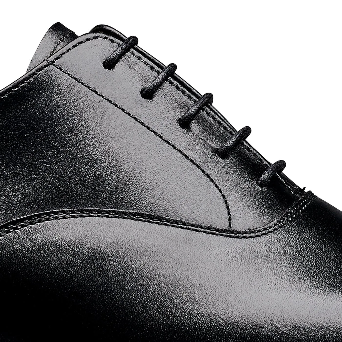 Classic Brown Leather Lace Up Connaught 2 Black Calf (City Sole)