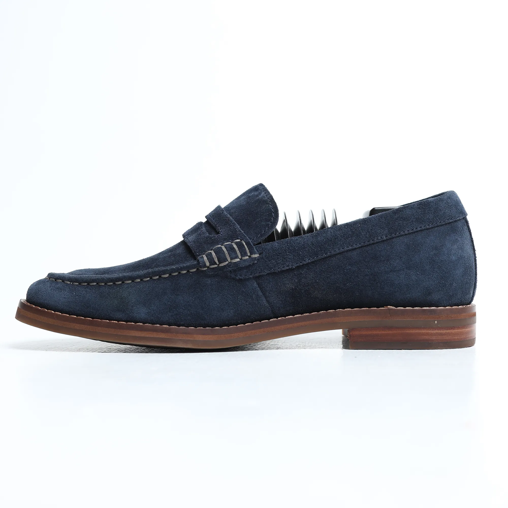 Sperry Men's - Suede Penny Loafers ( Blue ) Tassel Keeper