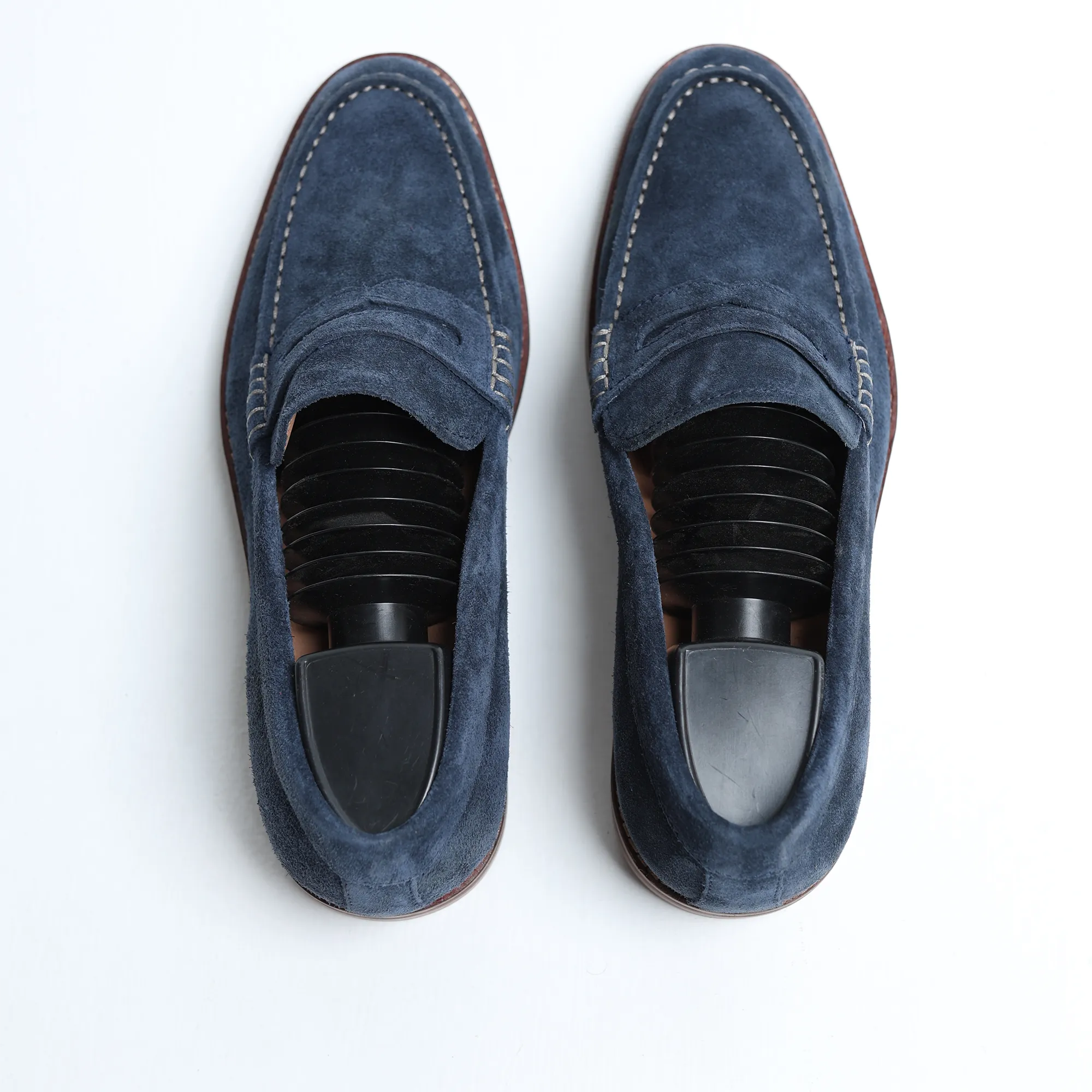 Breathable Footwear Sperry Men's - Suede Penny Loafers ( Blue )