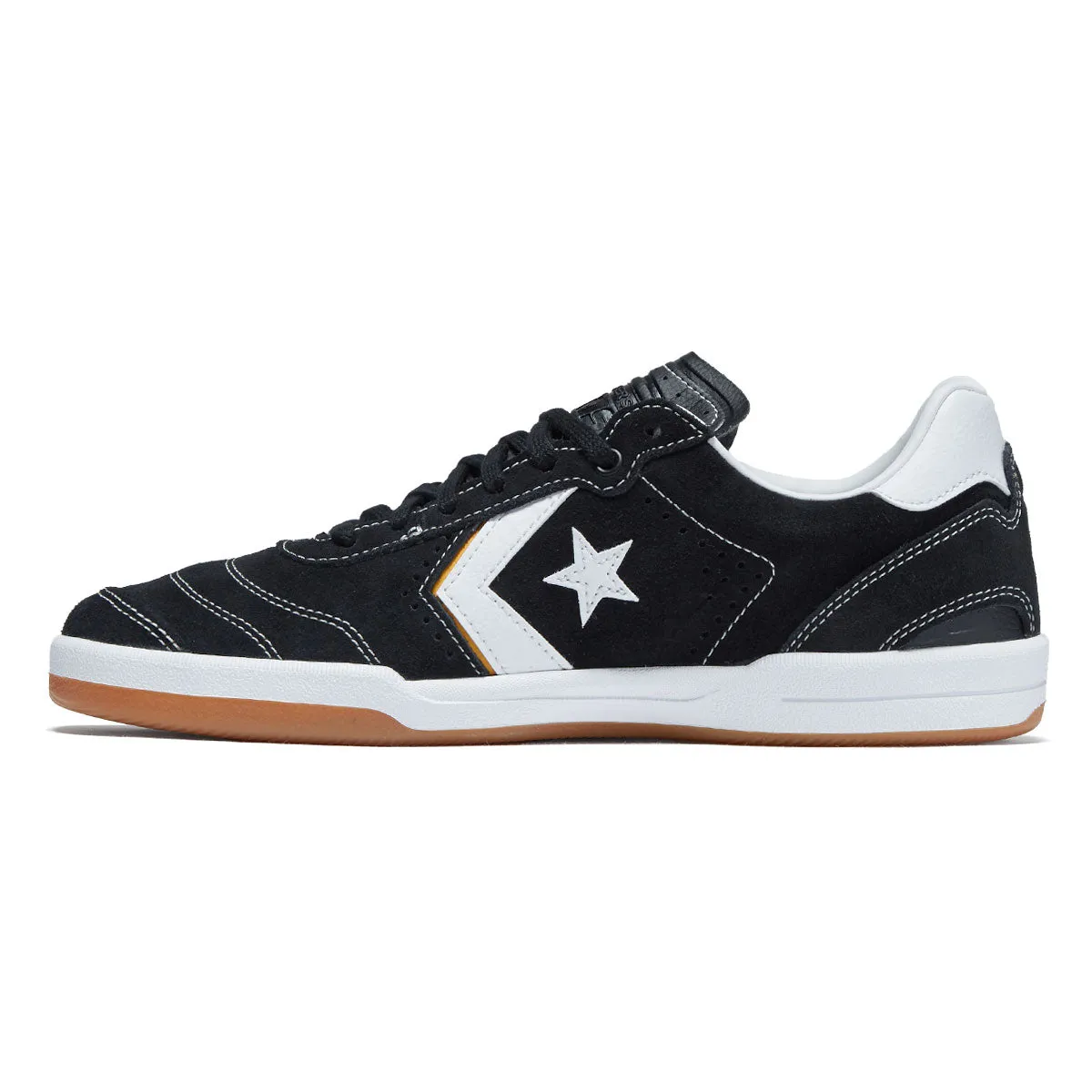 Smooth Surface Elastic Stretch Converse Louie Lopez Pro 2 Shoes - Black/White/Black