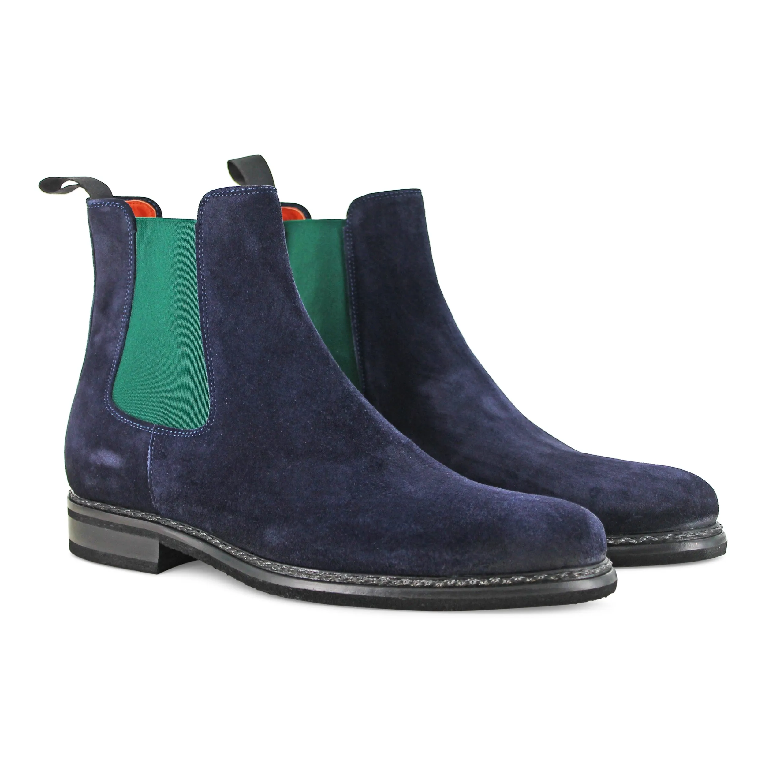 Comfy Wear Leather Boots T590 - Velour Abisso
