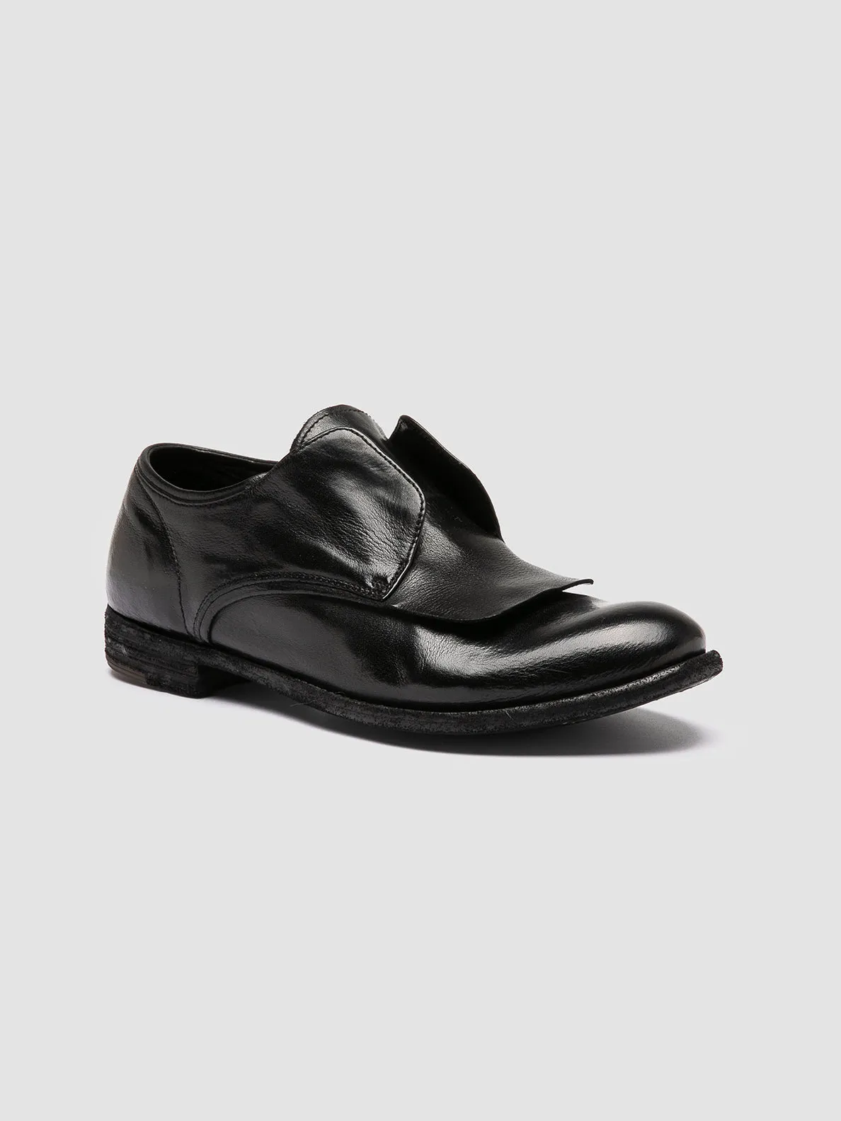 Street Ready LEXIKON 550 - Black Leather Derby Shoes