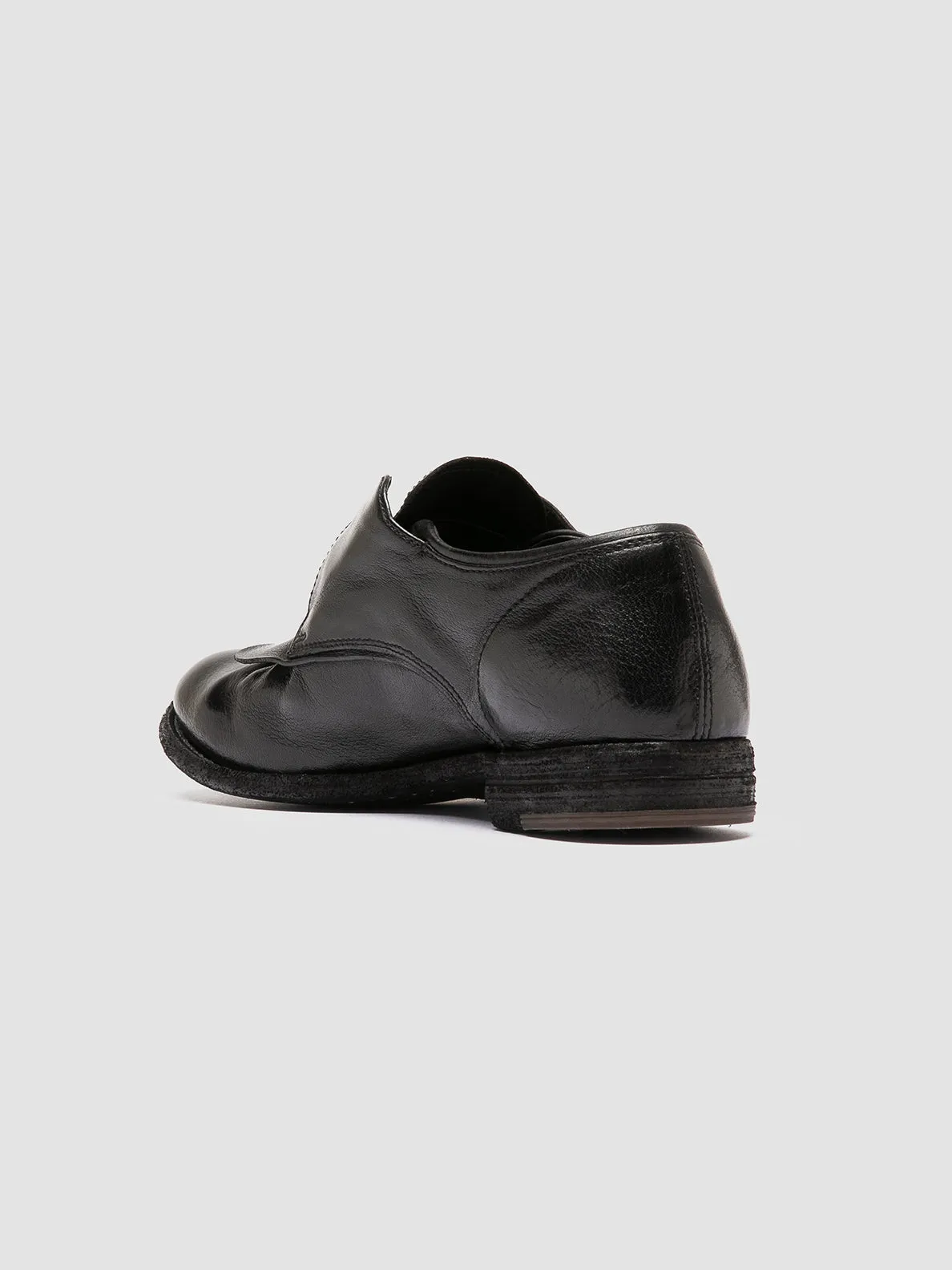 LEXIKON 550 - Black Leather Derby Shoes Commute Ready