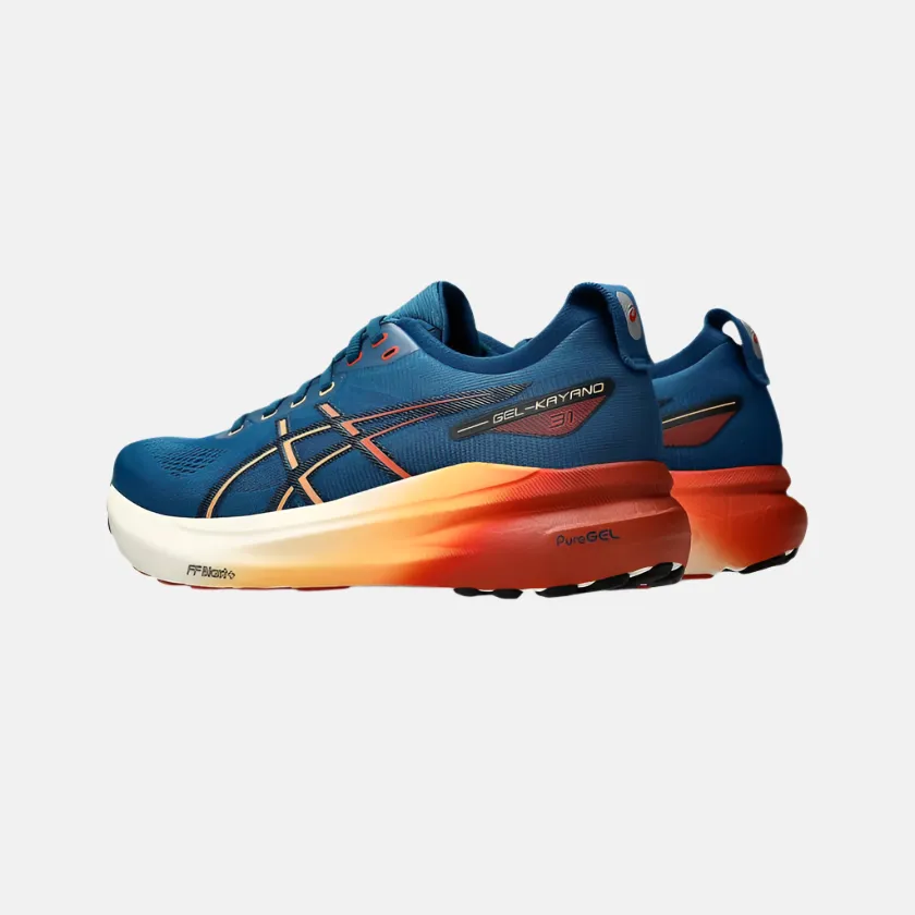 community - run running shoes Asics Gel-Kayano 31 Men's Running Shoes - Rich Navy/Spice Latte