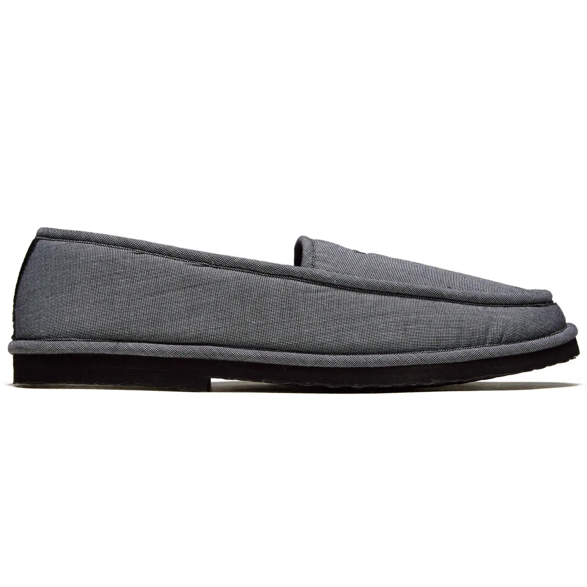 DVS Francisco Slippers - Black/Chambray Quick Lacing Fit Quick Action Movement