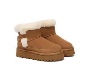 AUSTRALIAN SHEPHERD? UGG Boots Sheepskin Wool Shearling Platform Bynnie Cold Weather Essentials Winter Travel Footwear