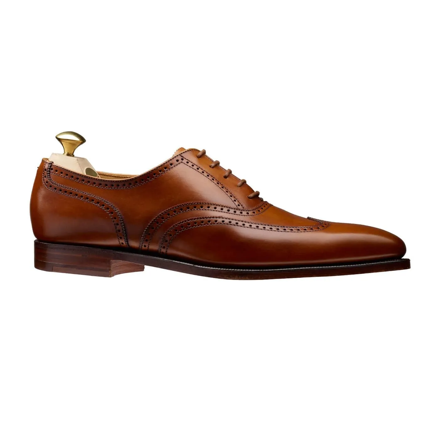 Comfortable Walk Shoes Drummond Tan Burnished Calf