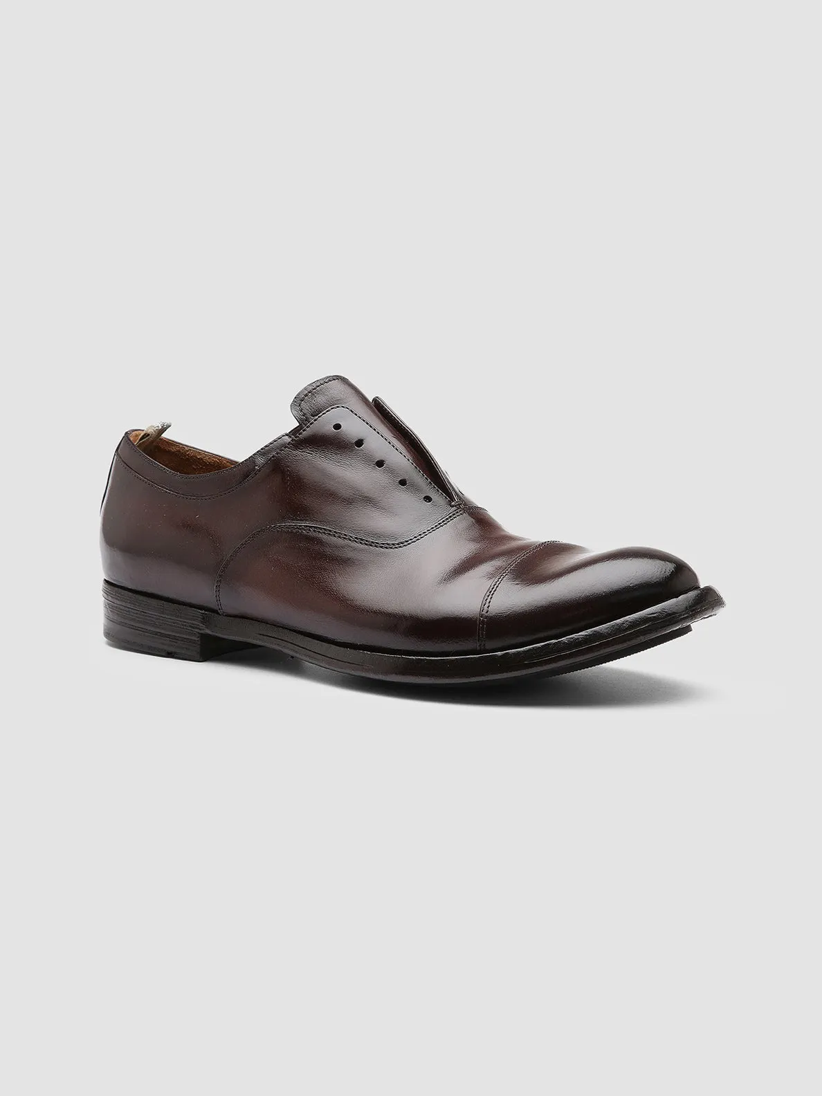 ANATOMIA 015 - Dark Brown Leather Oxford Shoes Flex Sole