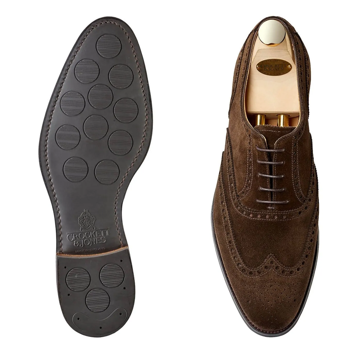 Reinforced toe Westgate 2 Dark Brown Calf Suede