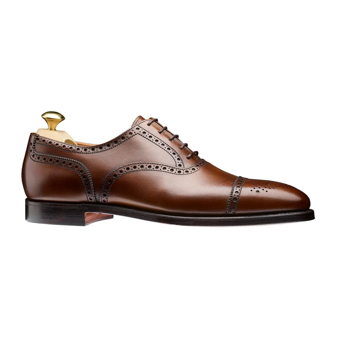 Classic Look Westfield Dark Brown Burnished Calf