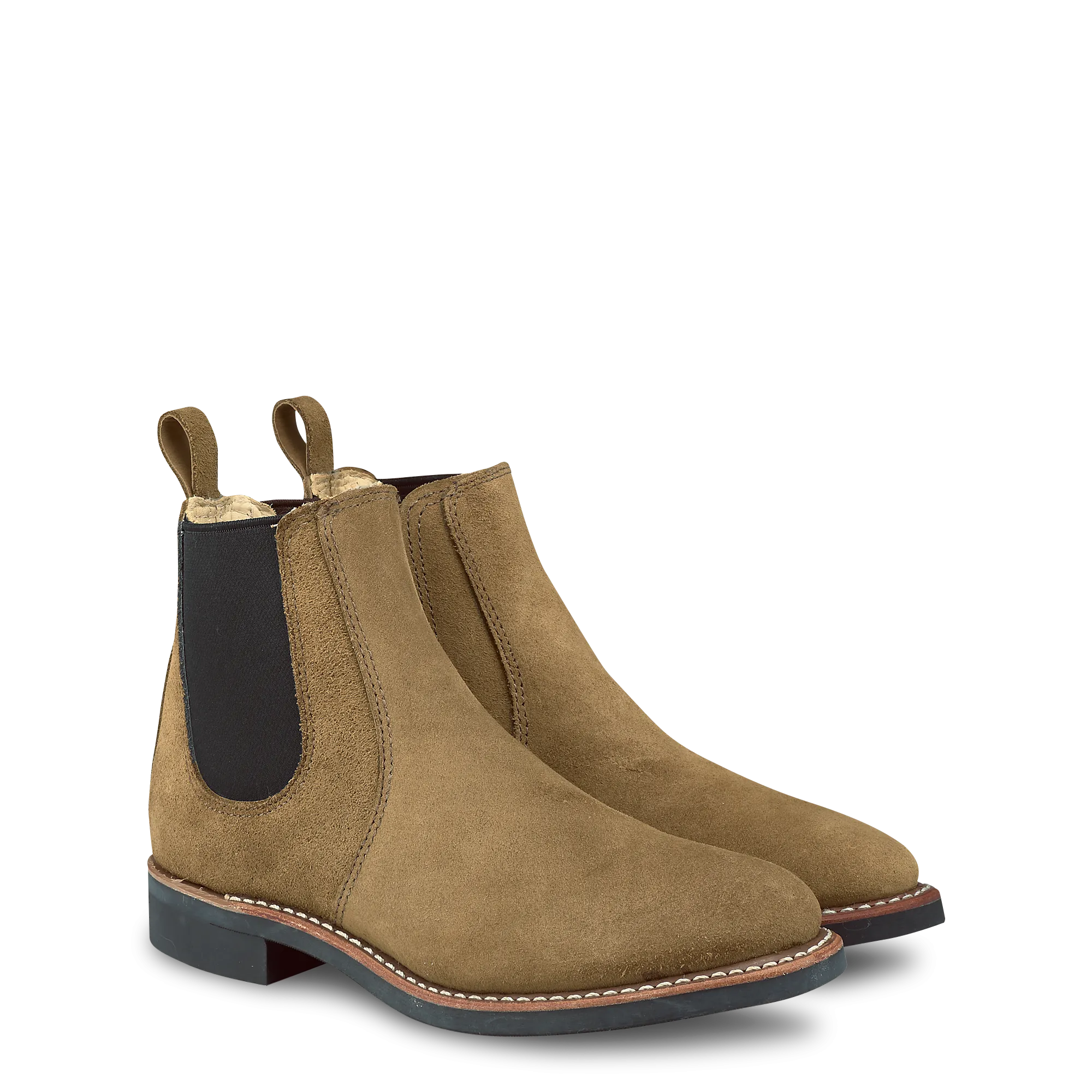 6-Inch Chelsea Women's Boots 3457 - Olive Mohave Footwear Staple