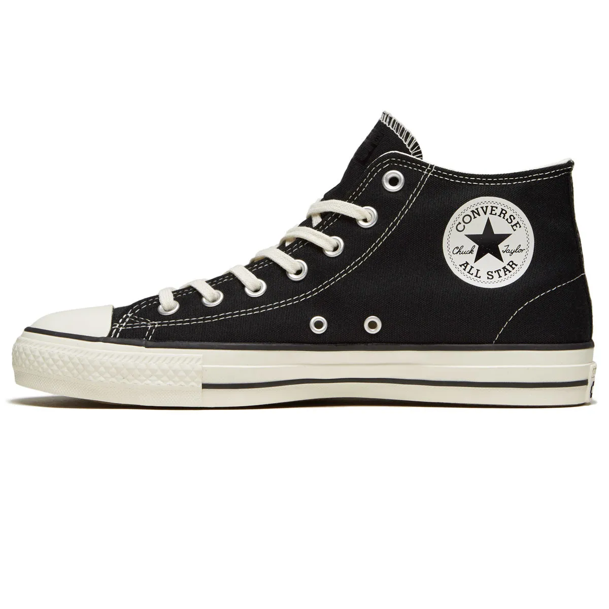 Performance Focus Synthetic Converse Chuck Taylor All Star Pro Mid Shoes - Black/Black/Egret