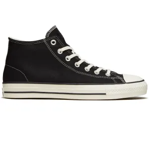 Converse Chuck Taylor All Star Pro Mid Shoes - Black/Black/Egret Creative Edge