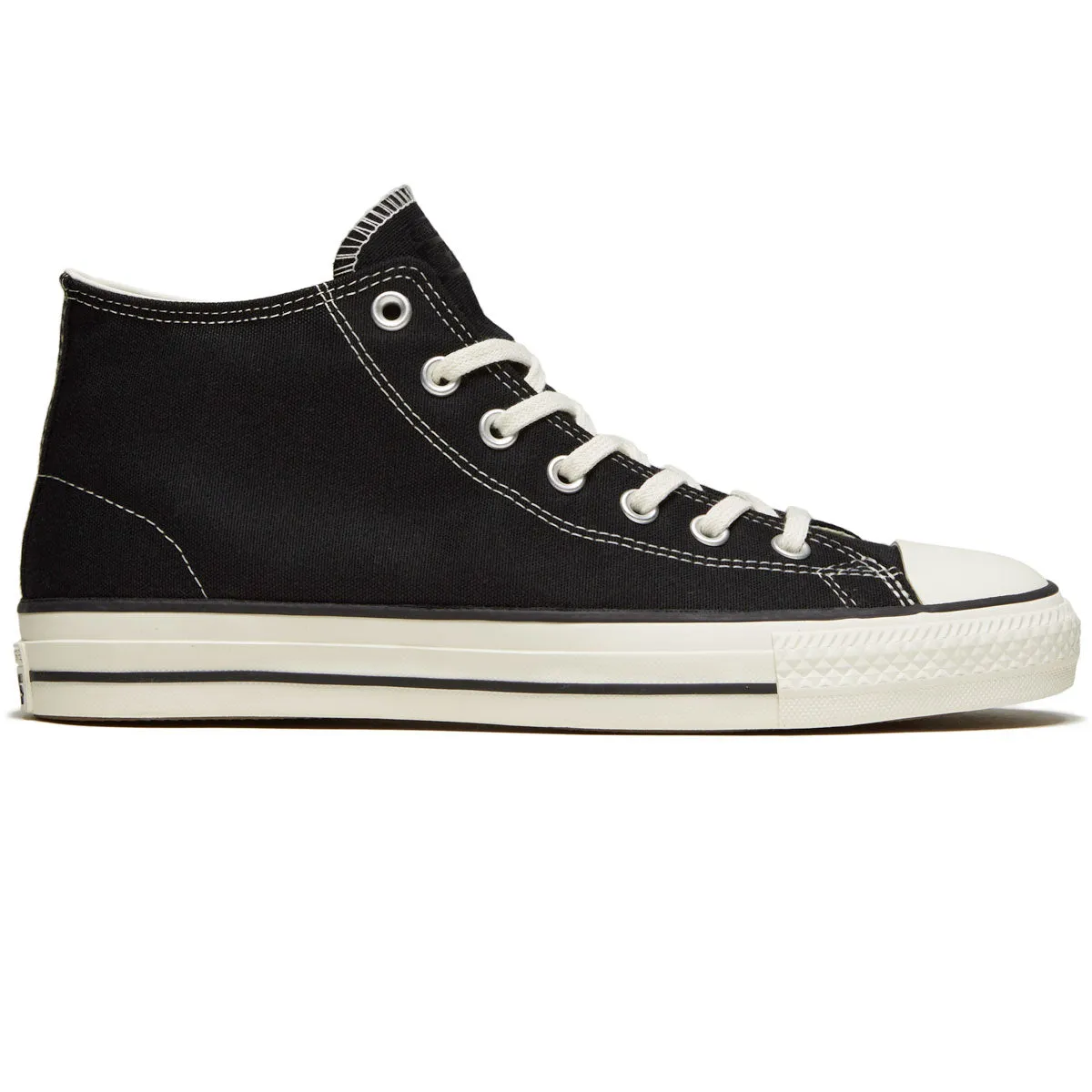 Converse Chuck Taylor All Star Pro Mid Shoes - Black/Black/Egret Creative Edge