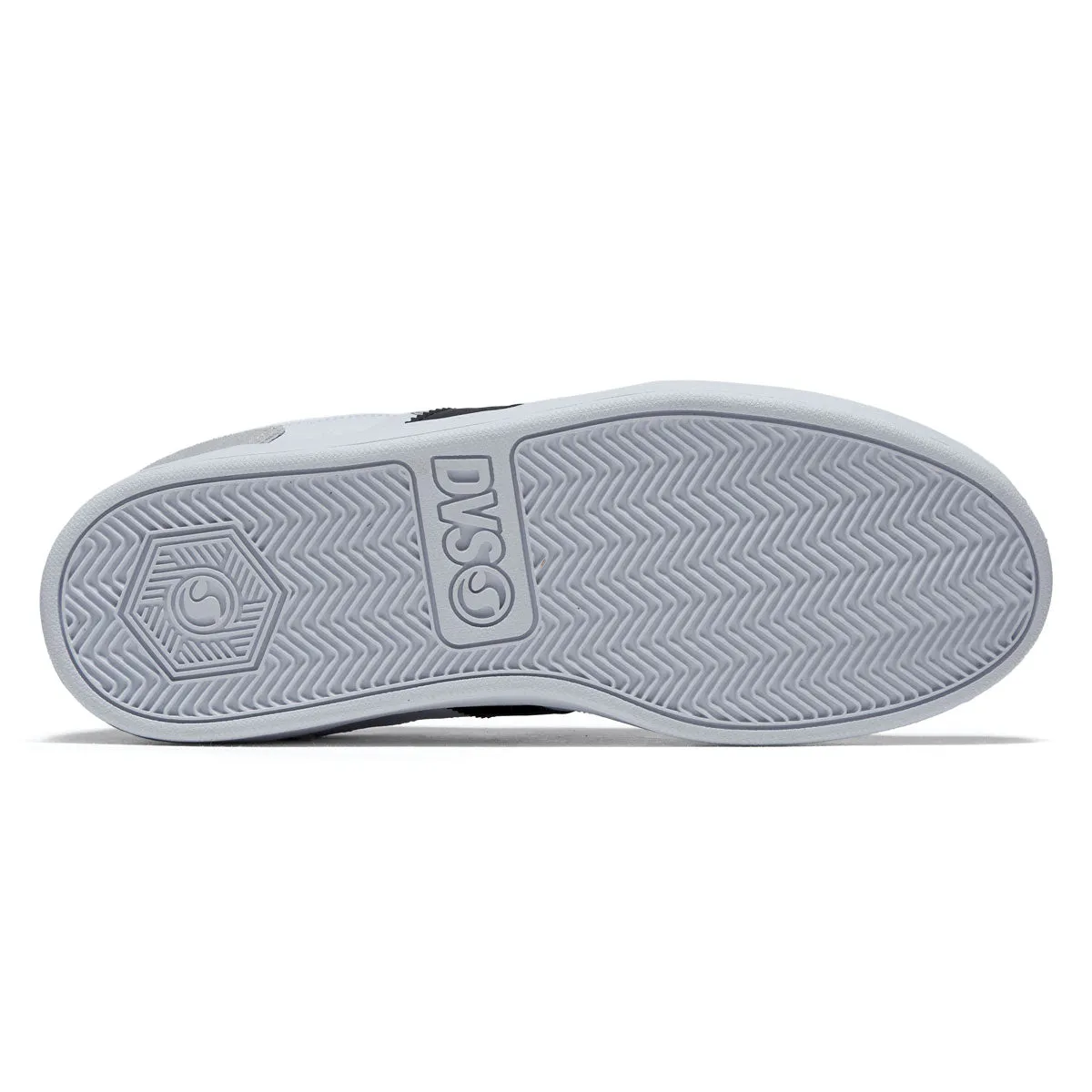 DVS Milan ST Shoes - White/Black/Green Suede Active Flex