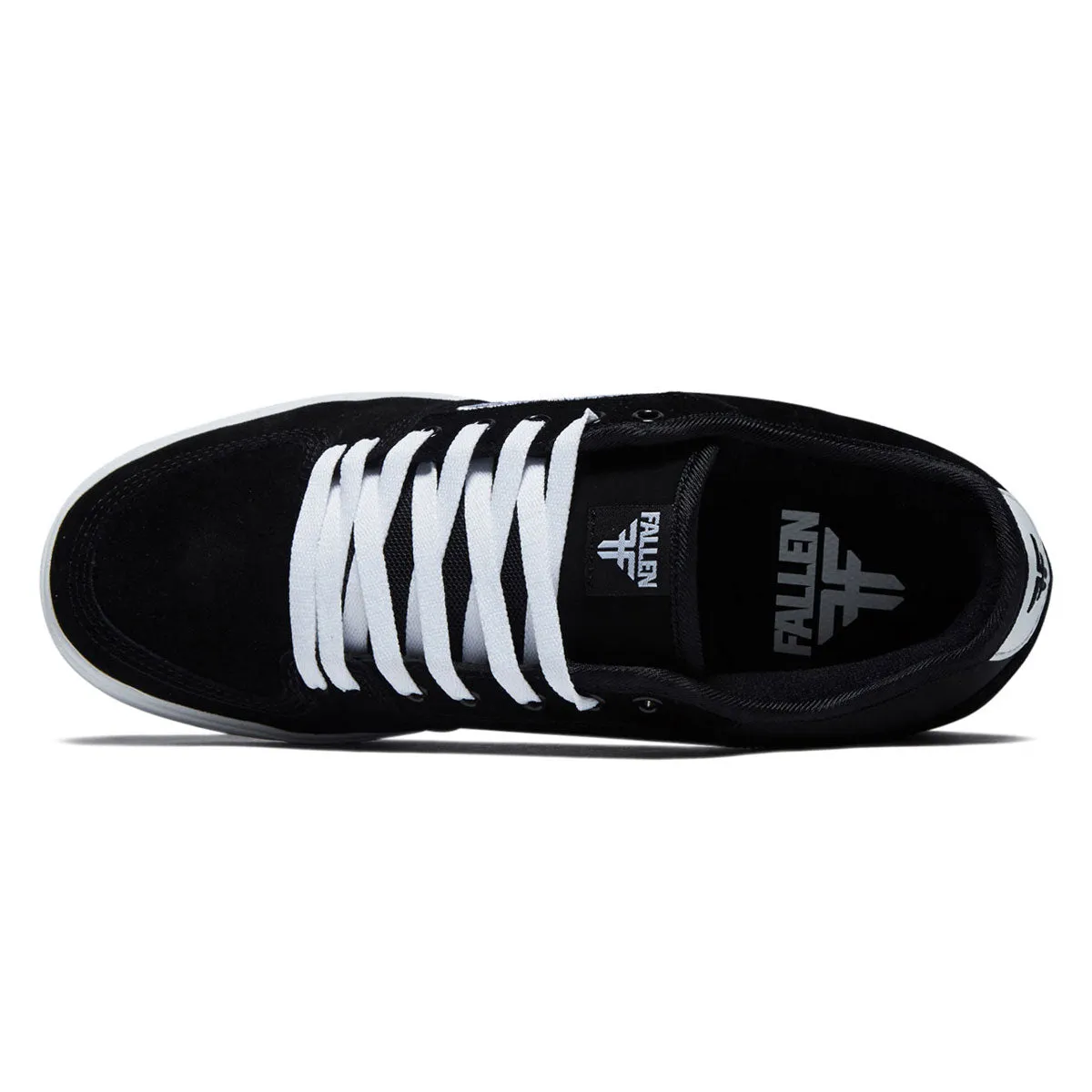 Fallen Patriot XP Shoes - Black/White Comfortable Heel Cup