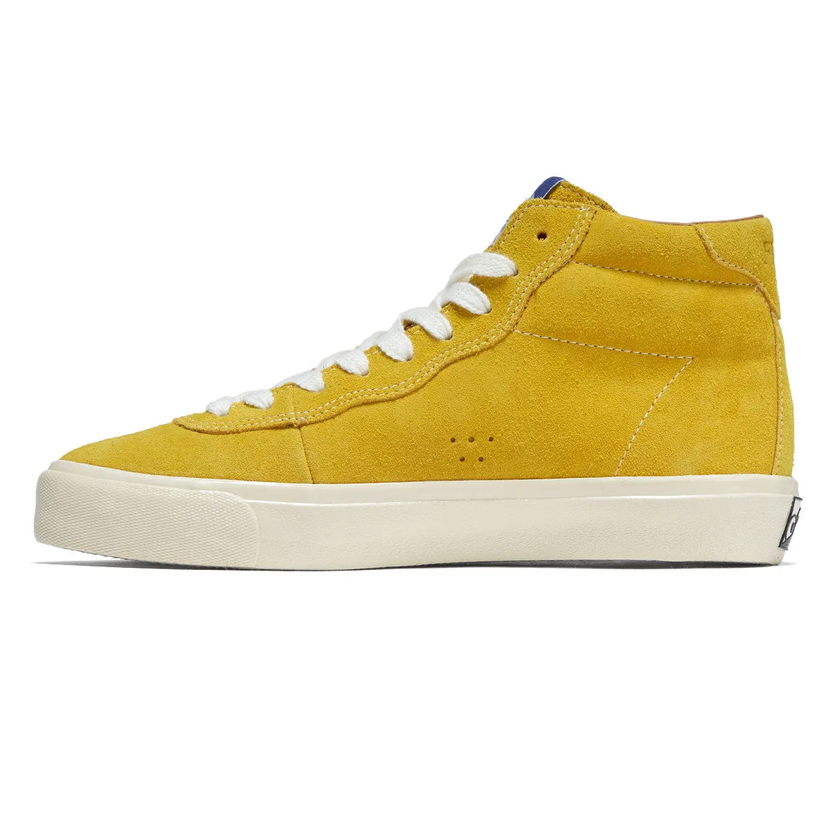 Flex Ride Board Ready Fit Last Resort AB VM001 Suede Hi Shoes - Mustard Yellow/White