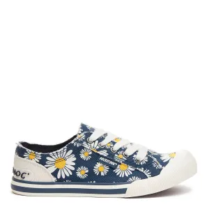 Cozy Design Jazzin Navy Daisy Sneaker