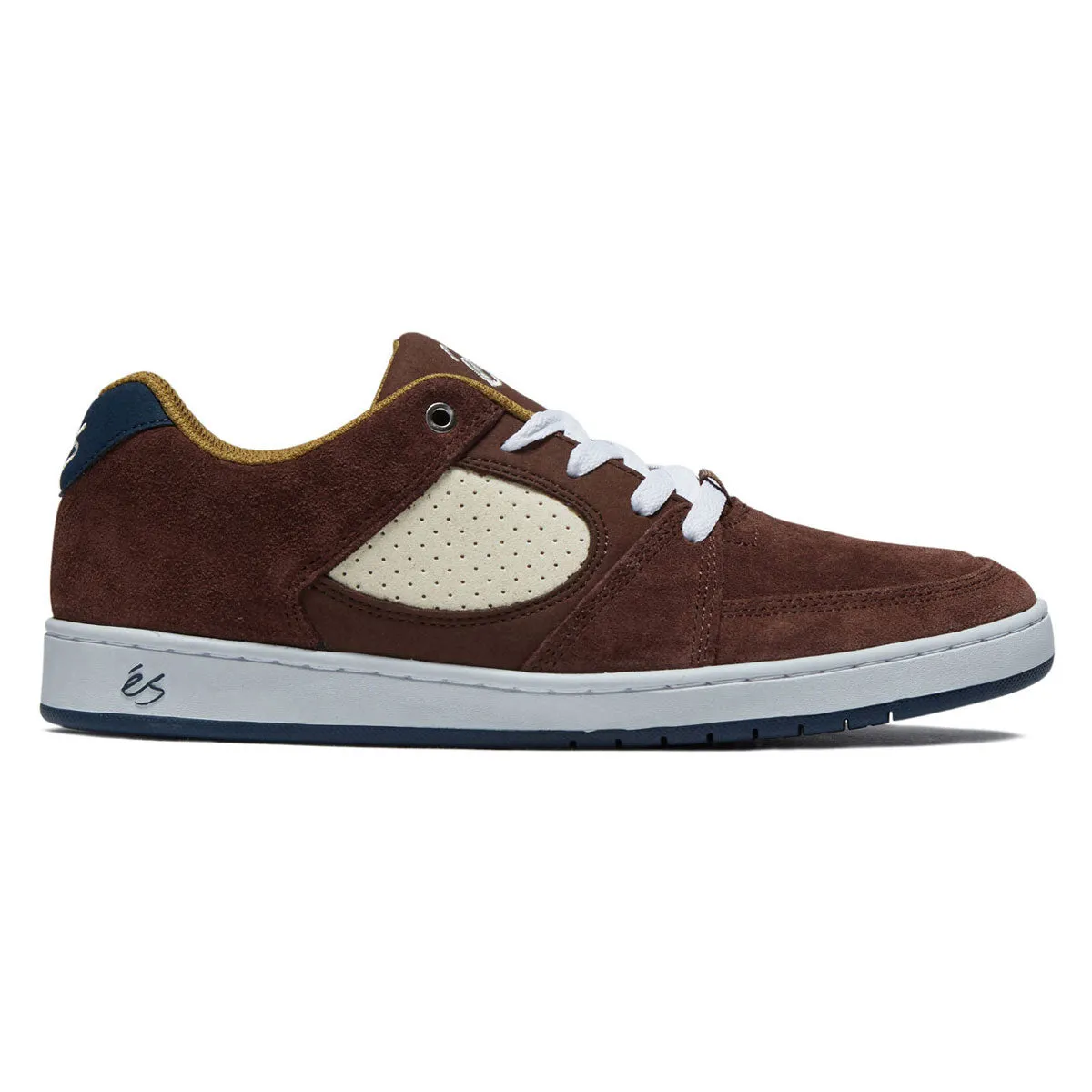 eS Accel Slim Shoes - Brown/Tan/Blue Campus Life