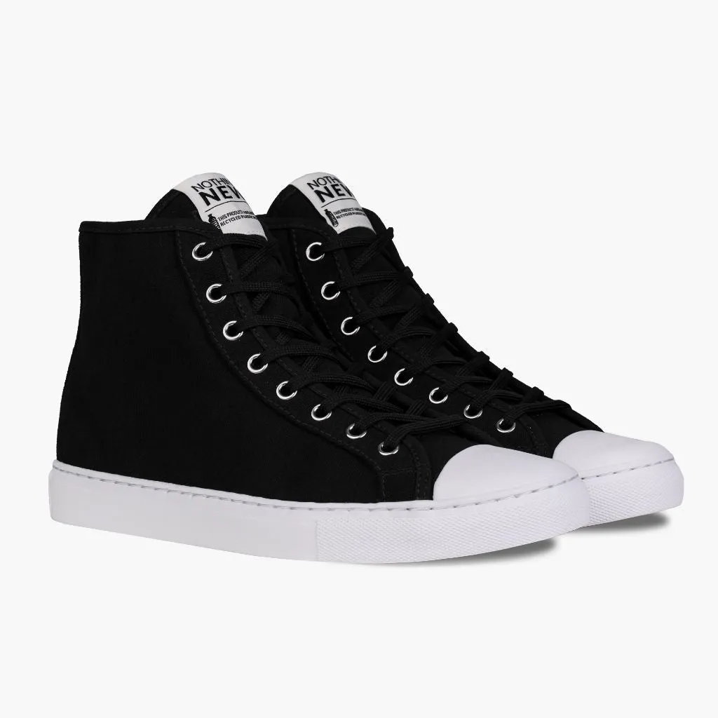 Pastel Tones Women's Classic High Top | Black x White