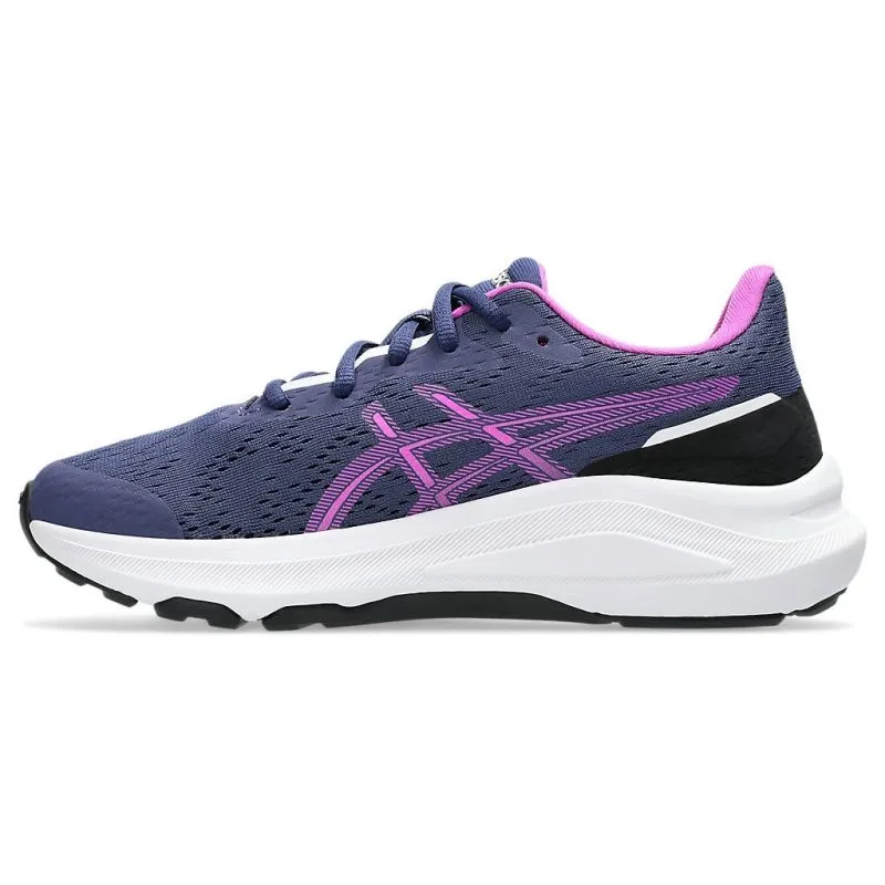 running on a rubber track shoes foot - friendly shoes ASICS GT-1000 13 GS Kids Running Shoes