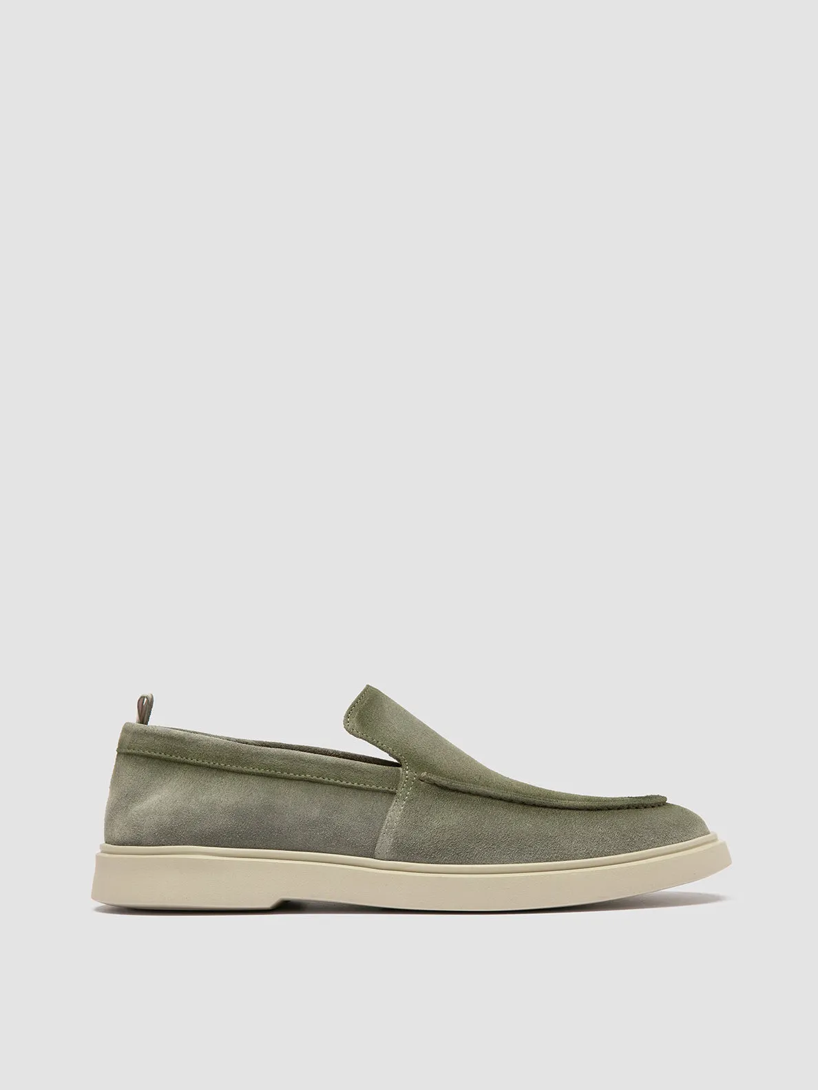 BONES 002 - Green Suede Loafers Toe Space Orthopedic Comfort
