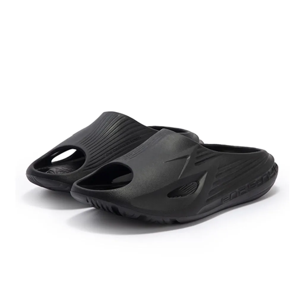 Shear Resistance Foam Motion Free BIG3 Recovery Slide: Obsidian Black