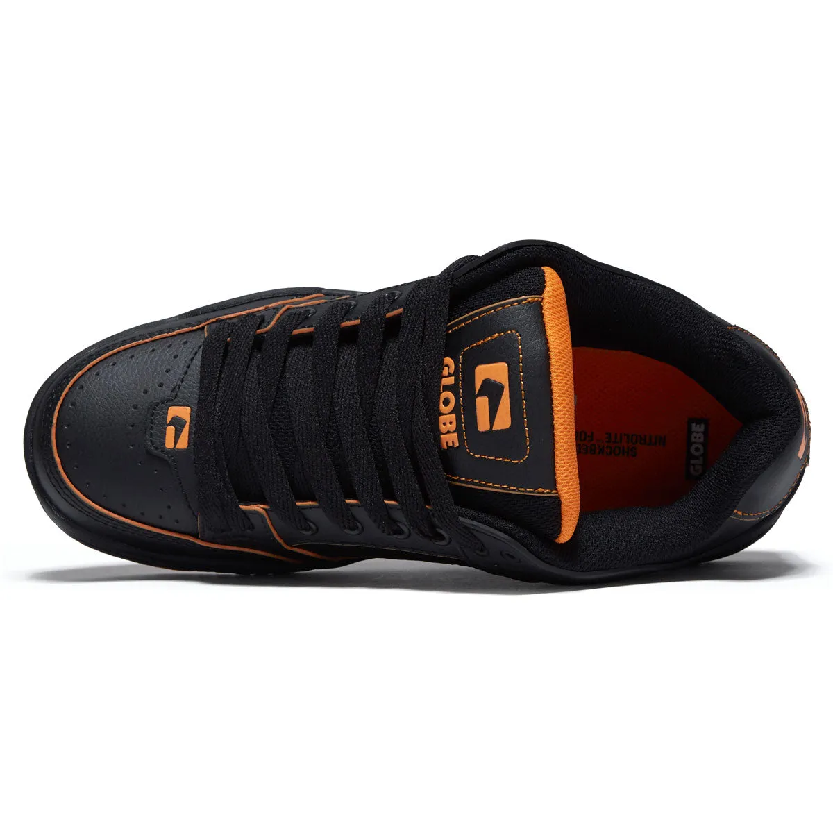 Precision Movement Premium Ride Globe Tilt Shoes - Black/Orange/Mosaic