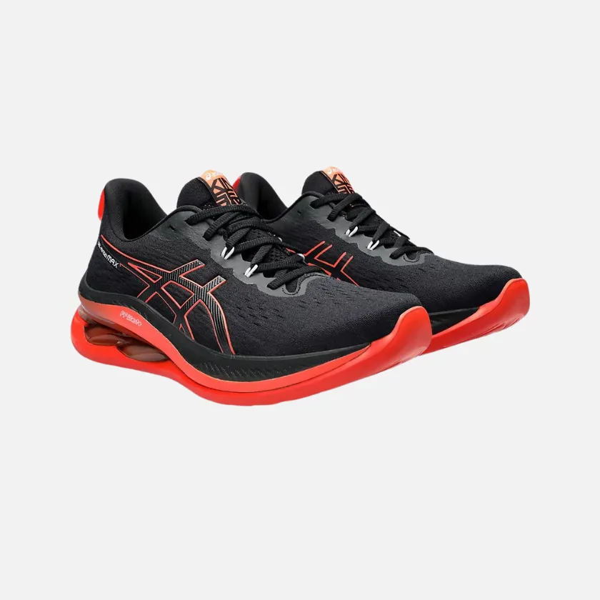 Stability control Asics Gel-Kinsei MAx Men's Running Shoes -Black/Sunrise Red