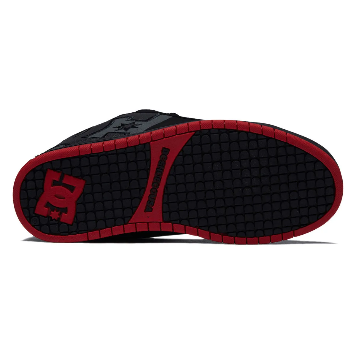 quick dry Durable outsole DC Court Graffik SQ Shoes - Black/Grey/Red