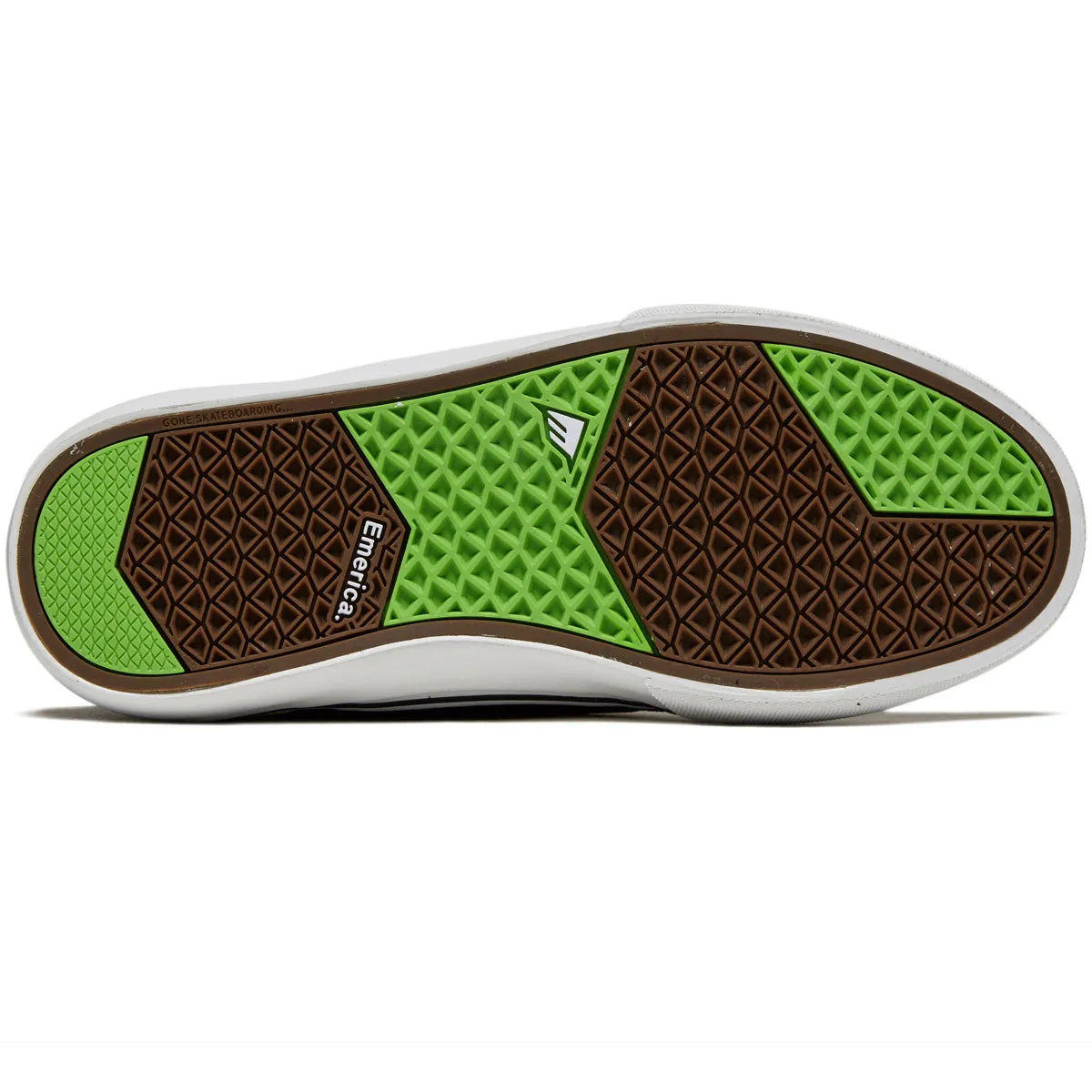 Emerica Servold Shoes - Black/White/Gold Fast Fit