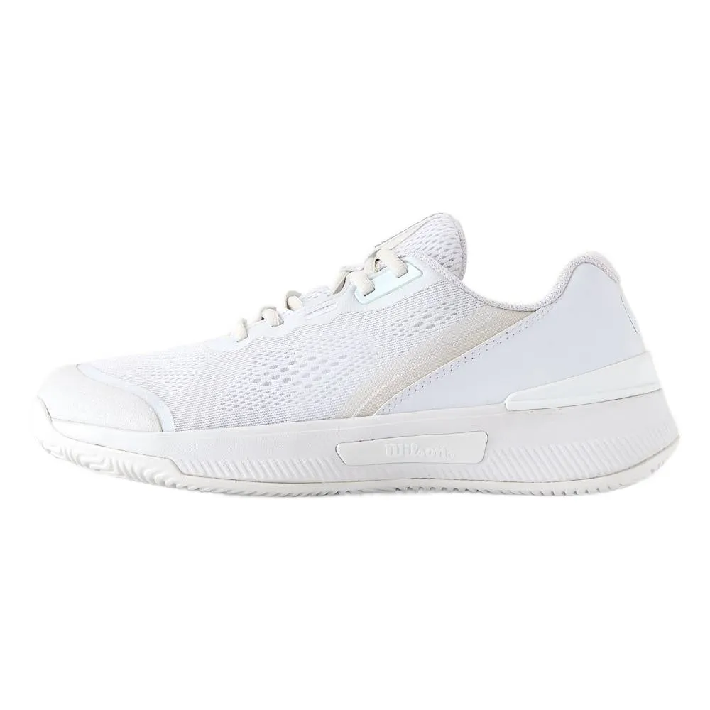 Dry Lining Training Style Wilson Intrigue Pro Women's Tennis Shoe (White/Silver)