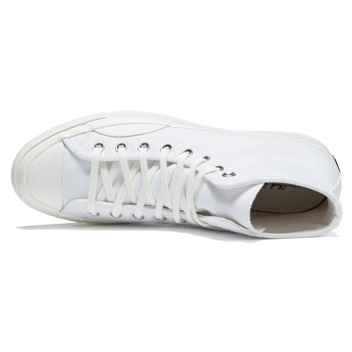 Luxury Wear Sleek Finish Converse Chuck 70 Hi Textured Shoes - White/Vintage White/Egret