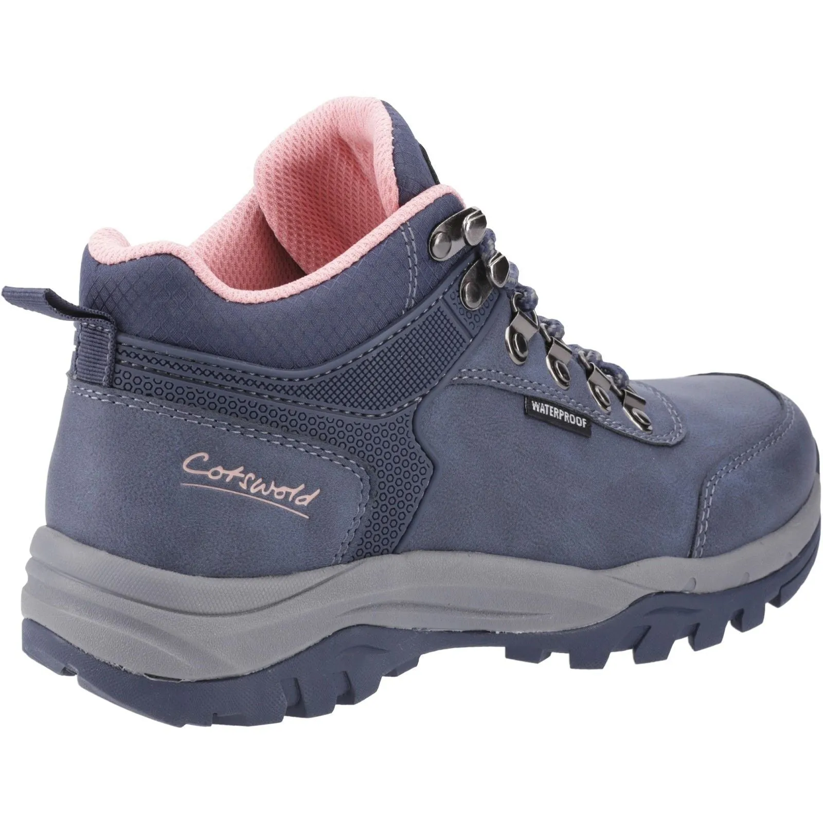 Ultra Traction Comfort Step Cotswold Womens Overbury Hiking Boots Navy
