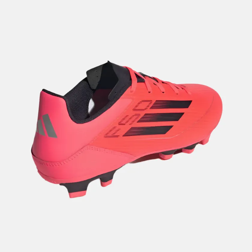 Adidas F50 Club FXG Unisex Football Shoes -Turbo/Aurbla/Platinmet Rapid Play Active Flow
