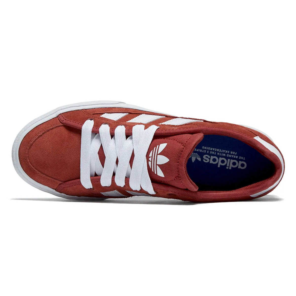 Adidas Court Tns Premiere Shoes - Rubber/Ftwr White/Gum Four Strong Support removable insoles