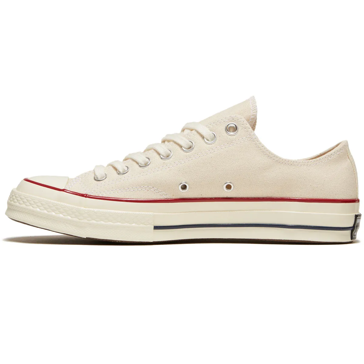 Converse Chuck 70 Ox Shoes - Parchment/Garnet/Egret Flexible Build Tough Sole