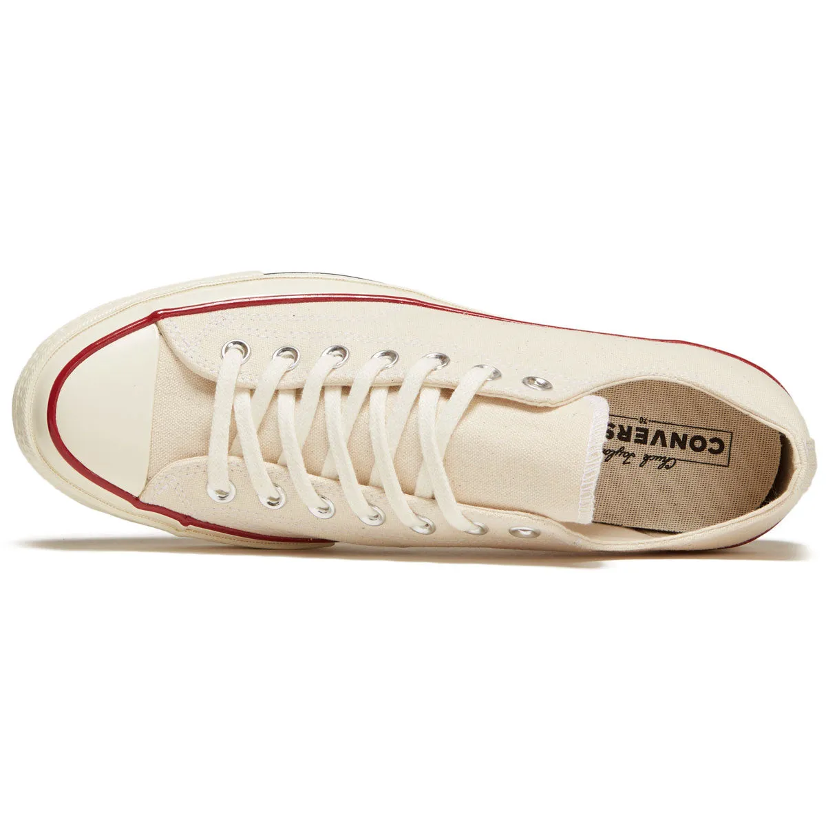 Converse Chuck 70 Ox Shoes - Parchment/Garnet/Egret Flexible Step Force Control