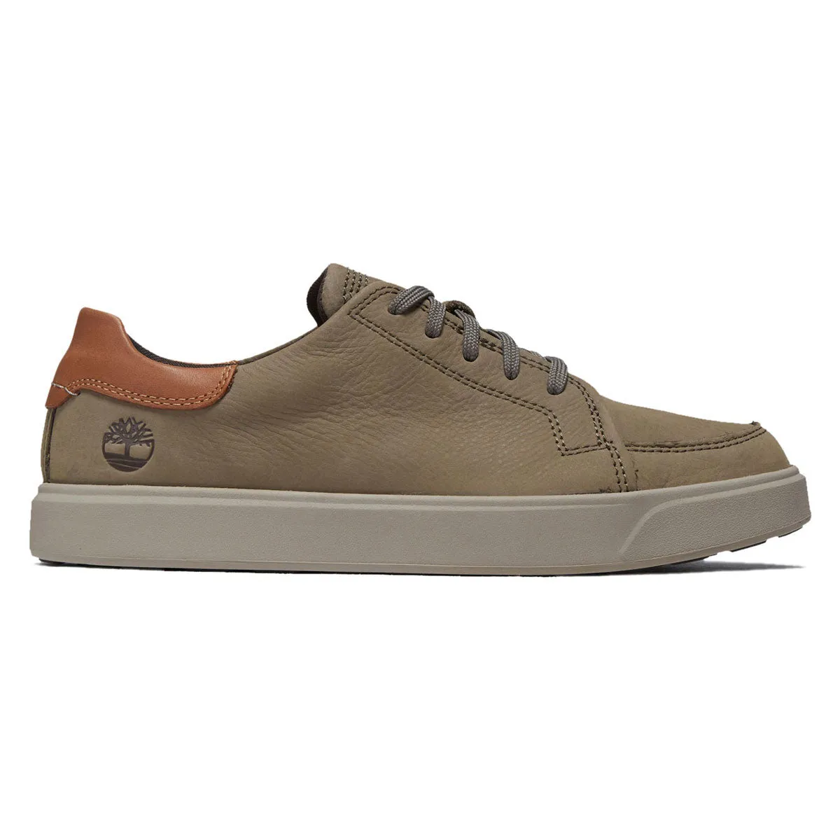 Timberland Emerson Street Low Lace Up Shoes - Medium Grey Nubuck Comfortable Straps