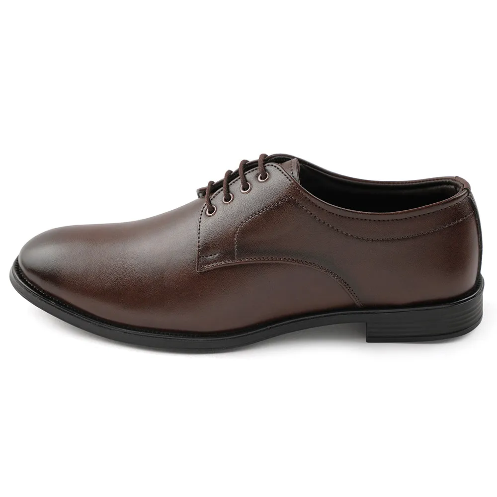 Trendy Footwear Fortune Brown Lacing Formal Oxford Shoes For Men HML-11E By Liberty