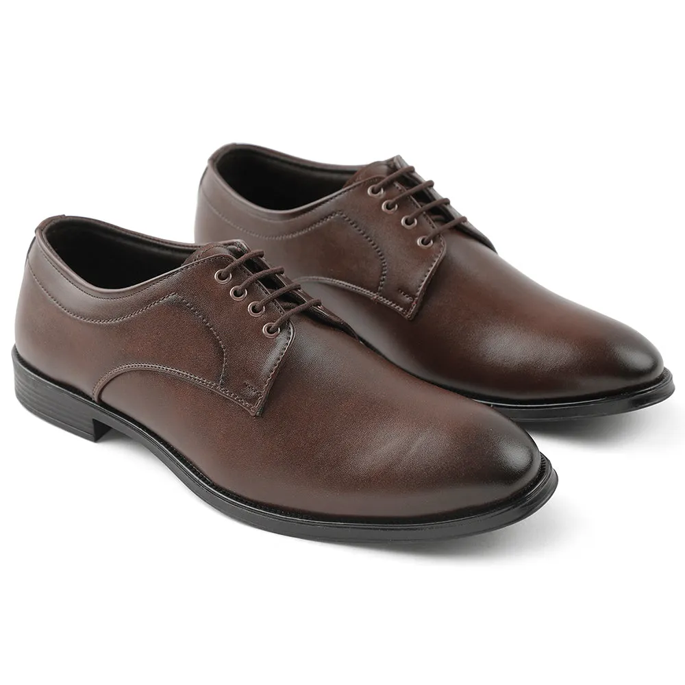 Fortune Brown Lacing Formal Oxford Shoes For Men HML-11E By Liberty Adjustable Straps Sophisticated Style