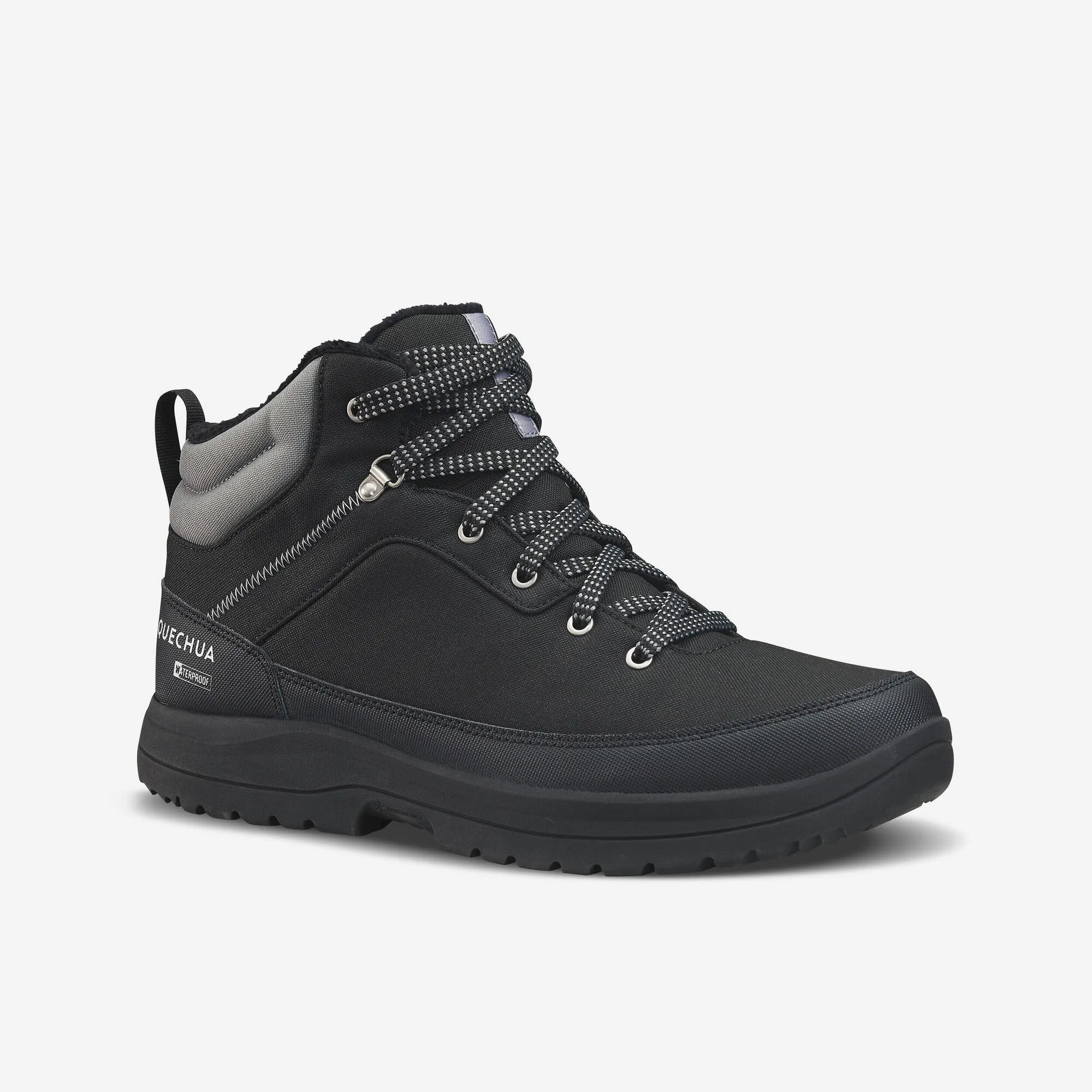 Heavy Duty Arctic Steps Quechua Men's warm and waterproof hiking boots - SH100 Mid-height